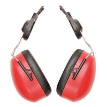 Portwest PW43 Endurance Clip-On Ear Muffs R Red